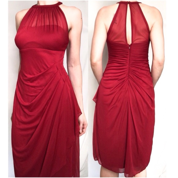 David's Bridal Dresses & Skirts - RED FORMAL DRESS